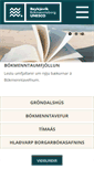 Mobile Screenshot of bokmenntaborgin.is